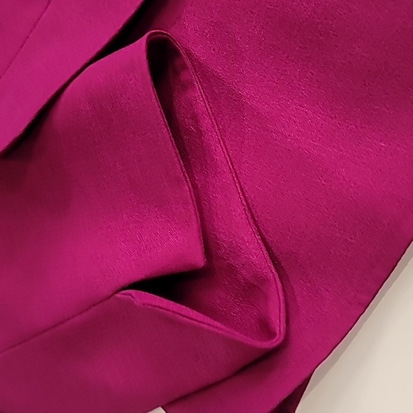 Kasper Single Button Blazer Jacket Fuschia 16W - Picture 5 of 13